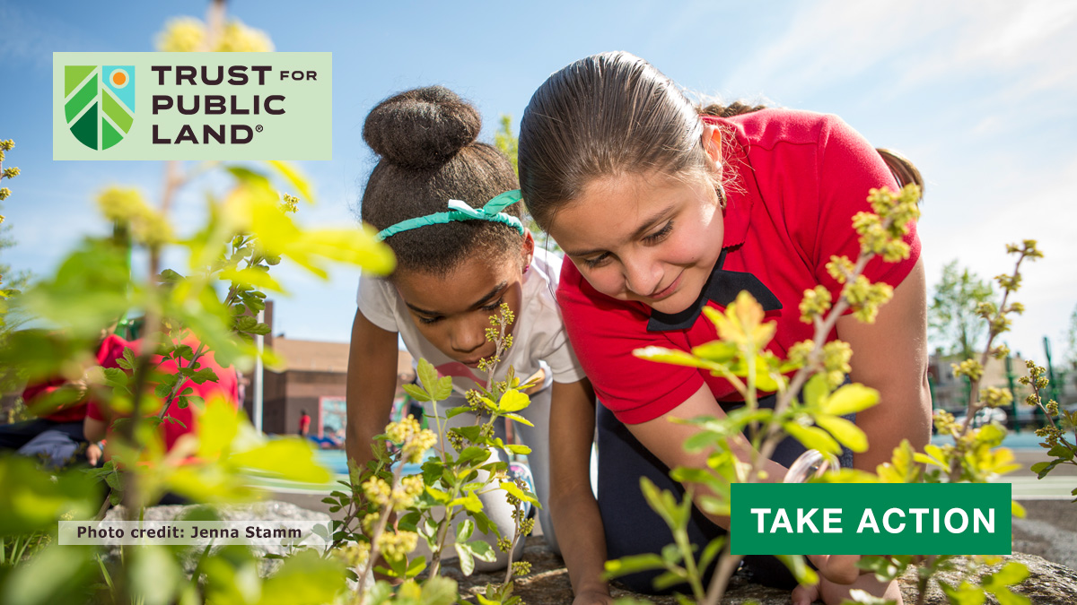 Urge Congress to pass Community Schoolyards® legislation Trust for Public Land