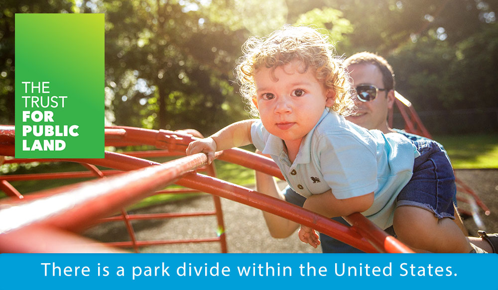 There is a park divide within the United States.