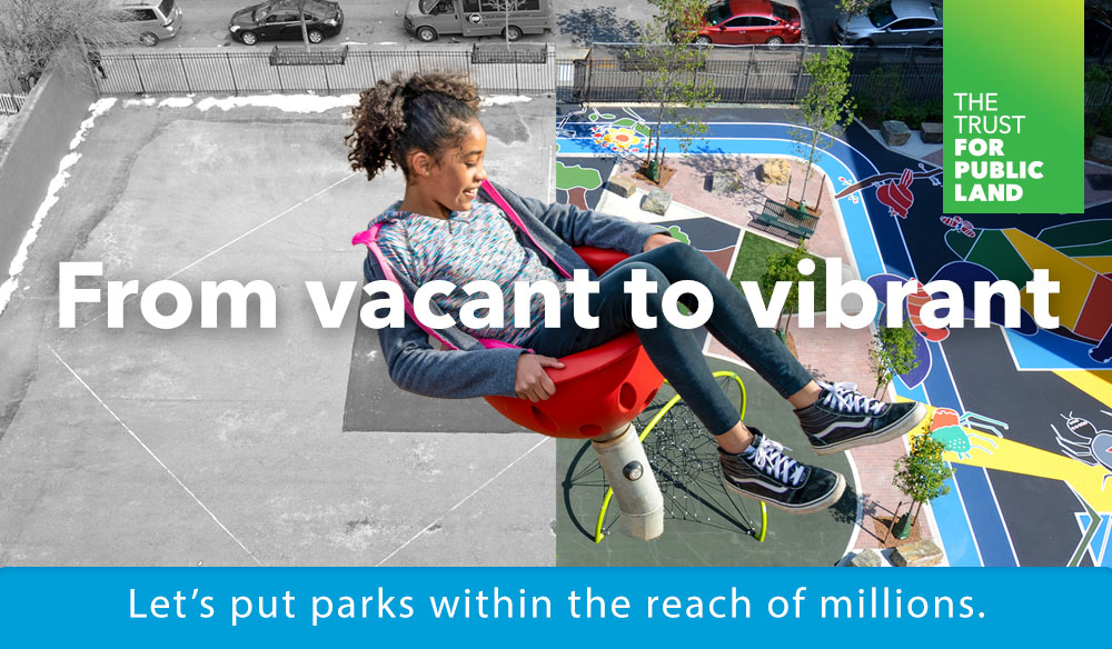 Let’s put parks within the reach of millions.