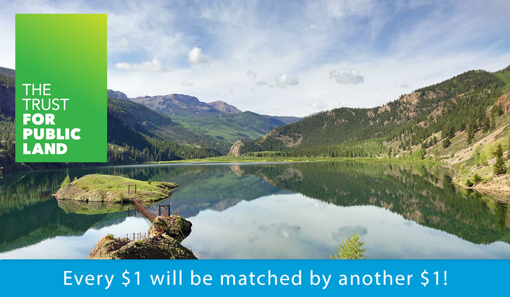 Every $1 will be matched by another $1!