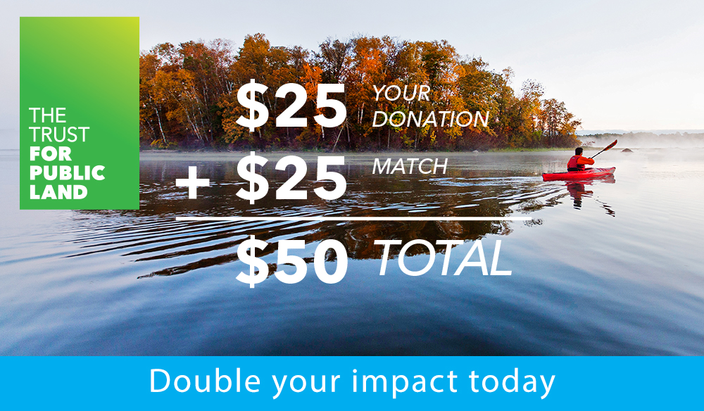 Double your impact today