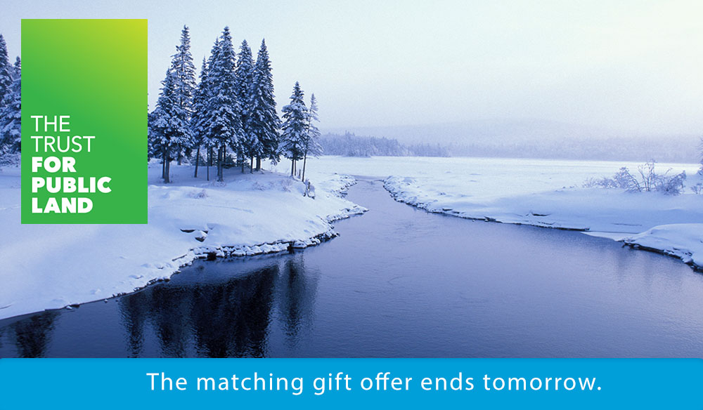 The matching  gift offer ends tomorrow